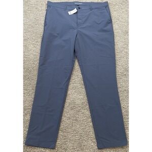 NWT Banana Republic Golf Pants Mens 40X34 China Blue Flex Stretch Performance